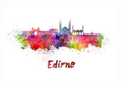 Edirne skyline