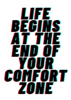 LIFE BEGINS AT THE END OF 