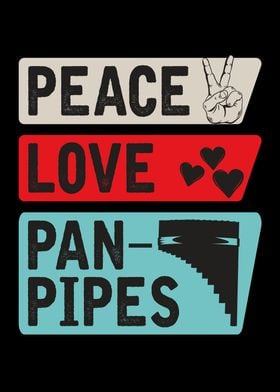 Peace Love Pan Pipes