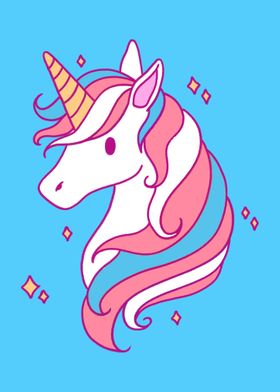 Trans Pride Unicorn