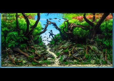 Nature Aquascape Aquarium