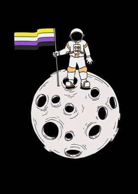 Nonbinary Astronaut Flag