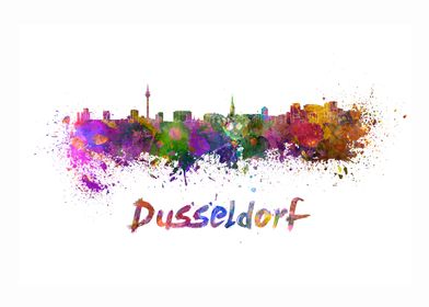 Dusseldorf skyline