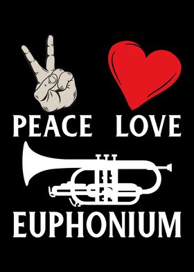 Peace Love Euphonium Music