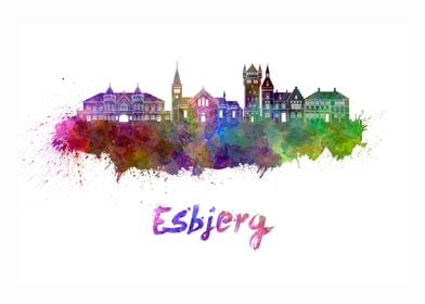 Esbjerg skyline