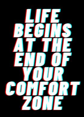 LIFE BEGINS AT THE END OF 