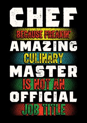 Chef Amazing master 