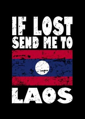 Laos Flag Saying