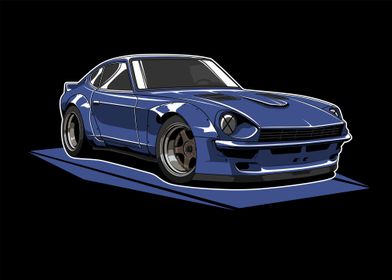 Nissan 240Z Fairlady Blue