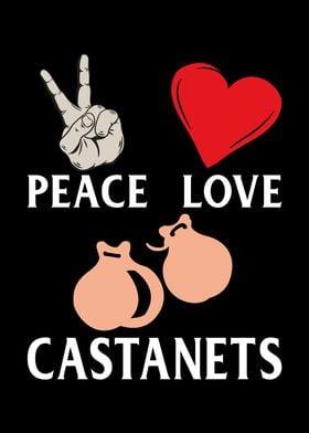 Peace Love Castanets