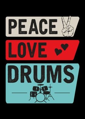 Peace Love Drums