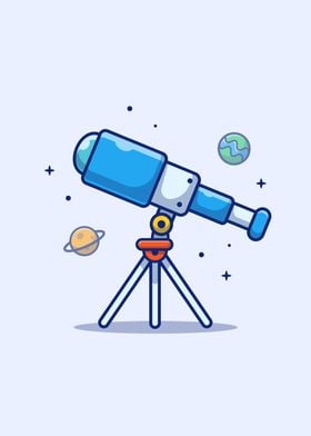 Telescope Cartoon