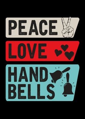 Peace Love Hand Bells