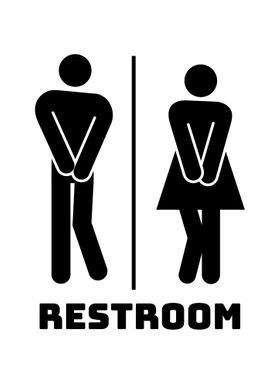 Restroom Sign