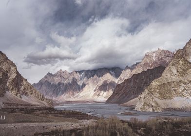 Passu Cones with Clouds