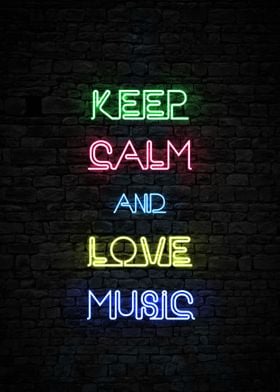 Keep calm love music