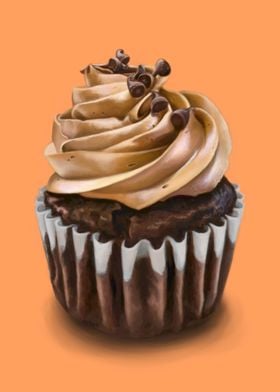 Caramel Chocolate Cupcake