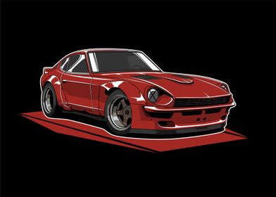 Nissan 240Z Fairlady Red