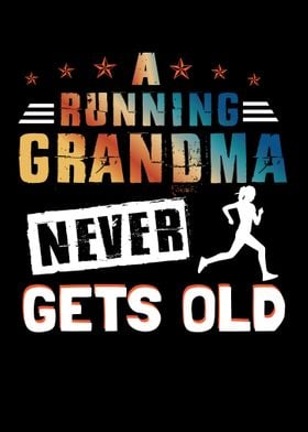 A runing grandma