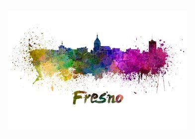 Fresno skyline