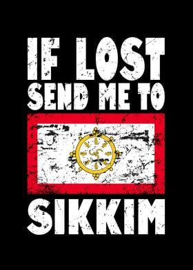 Sikkim Flag Saying