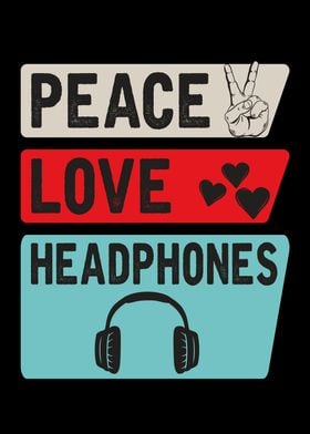 Peace Love Headphones