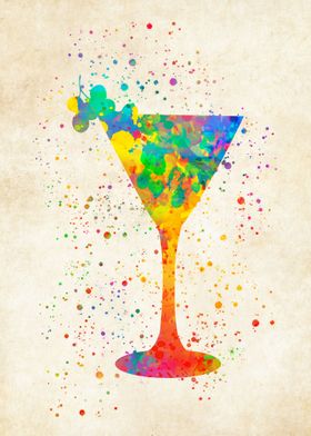 Cocktail watercolor