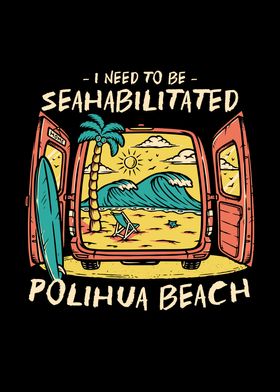 Polihua Beach Summer Funny