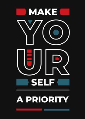 Make Your Self A Priority