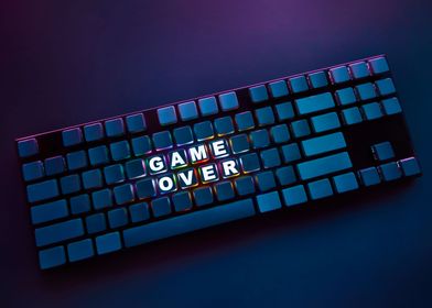 Game Over Keyboard