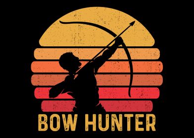 Retro Bow Hunting Archer
