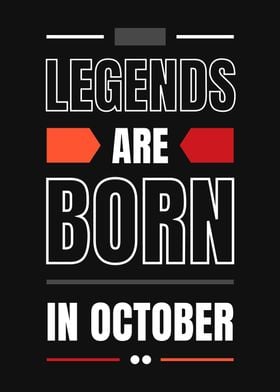 Legends Are Born In Octo