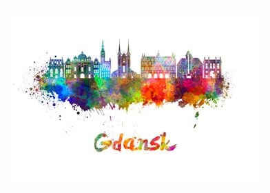 Gdansk skyline