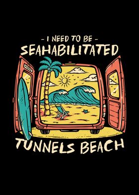 Tunnels Beach Summer Funny