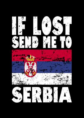 Serbia Flag Saying