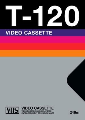 VHS cassette case T120