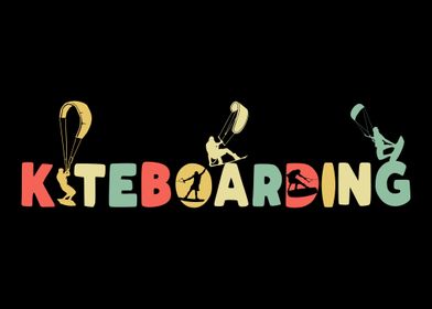 Retro Kiteboarding Vintage