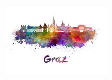 Graz skyline