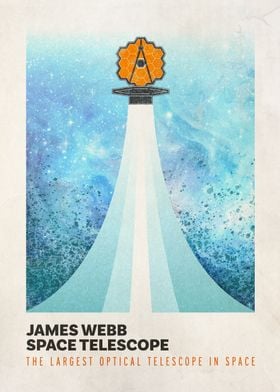 James Webb Galaxy Poster