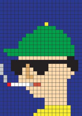 fun smoke green hat