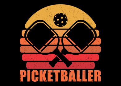 Retro Vintage Pickleball
