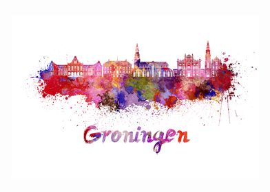 Groningen skyline