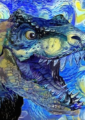 Starry Night T Rex