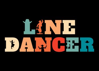 Retro Line Dancing Vintage