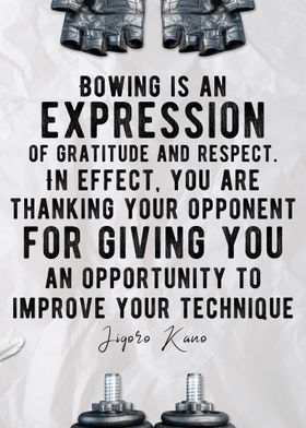 Bowing Is An Expression