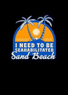 Sand Beach Summer Funny