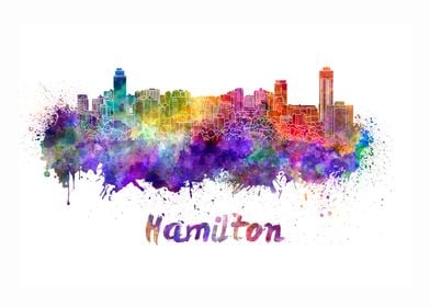 Hamilton skyline