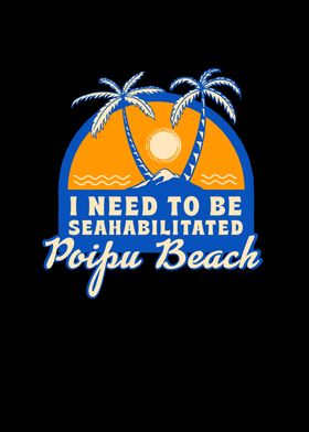 Poipu Beach Summer Funny