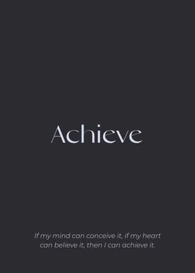 Achieve