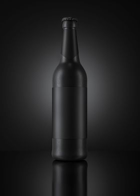 Black Beer Bottle